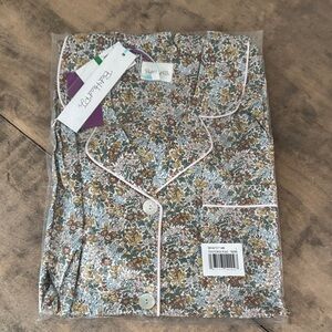 BedHead Floral Pajama Set - Green and Brown Liberty of London Edition!🇬🇧🇬🇧🇬🇧